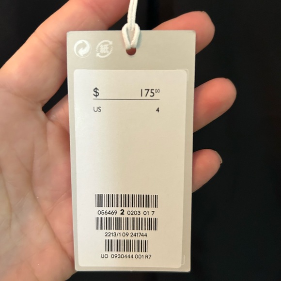 Cos black silk tunic blouse. New with tags. - Picture 4 of 8